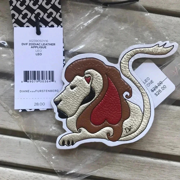 Diane Von Furstenberg Leather Leo Zodiac - Picture 3 of 3
